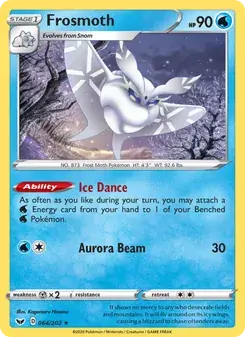 Frosmoth 64/202 Sword & Shield Pokémon card