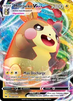 Morpeko VMAX 80/202 Sword & Shield Pokémon card