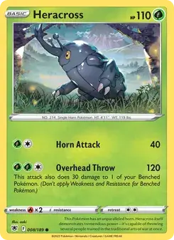 Heracross 008/189 Astral Radiance Pokémon card