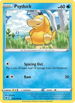 Psyduck 028/189 Astral Radiance Pokémon card