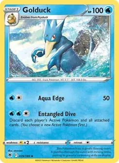 Golduck 029/189 Astral Radiance Pokémon card