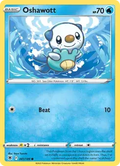 Oshawott 041/189 Astral Radiance Pokémon card