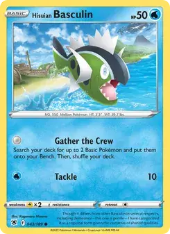 Hisuian Basculin 043/189 Astral Radiance Pokémon card