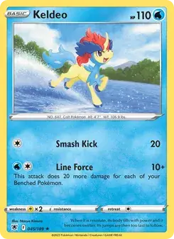 Keldeo 045/189 Astral Radiance Pokémon card