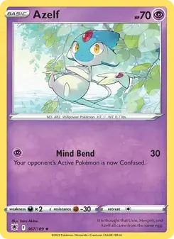 Azelf 067/189 Astral Radiance Pokémon card