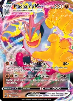 Machamp VMAX 073/189 Astral Radiance Pokémon card