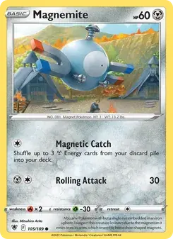 Magnemite 105/189 Astral Radiance Pokémon card