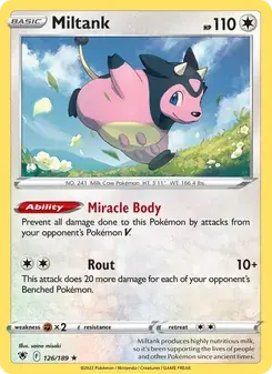 Miltank 126/189 Astral Radiance Pokémon card