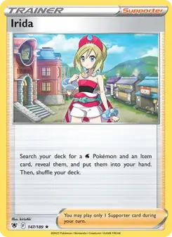 Irida 147/189 Astral Radiance Pokémon card