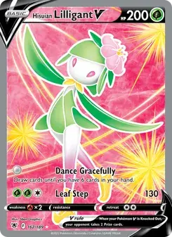 Hisuian Lilligant V 162/189 Astral Radiance Pokémon card