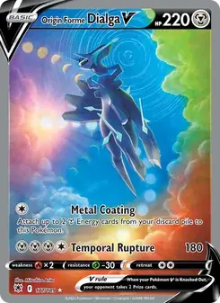 Origin Forme Dialga V 177/189 Astral Radiance Pokémon card