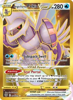 Origin Forme Palkia VSTAR 208/189 Astral Radiance Pokémon card