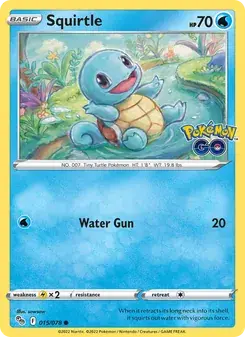 Squirtle 015/78 Pokémon GO Pokémon card