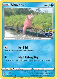 Slowpoke 019/78 Pokémon GO Pokémon card