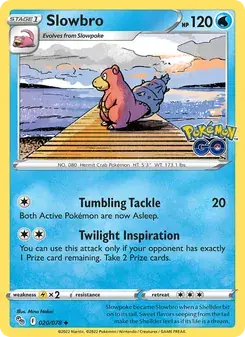 Slowbro 020/78 Pokémon GO Pokémon card
