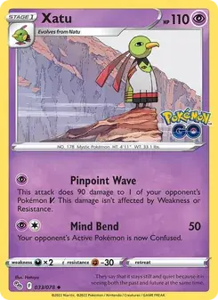 Xatu 033/78 Pokémon GO Pokémon card