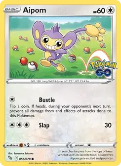 Aipom 056/78 Pokémon GO Pokémon card