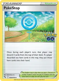 PokéStop 068/78 Pokémon GO Pokémon card