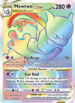 Mewtwo VSTAR 079/78 Pokémon GO Pokémon card