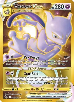 Mewtwo VSTAR 086/78 Pokémon GO Pokémon card