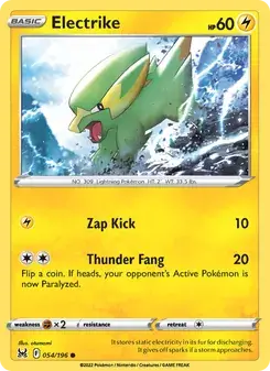 Electrike 054/196 Lost Origin Pokémon card