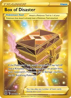Box of Disaster 214/196 Lost Origin Pokémon card