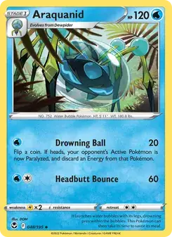 Araquanid 048/195 Silver Tempest Pokémon card