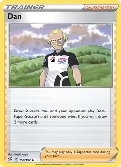 Dan 158/192 Rebel Clash Pokémon card