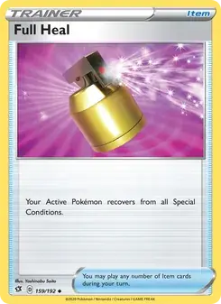 Full Heal 159/192 Rebel Clash Pokémon card