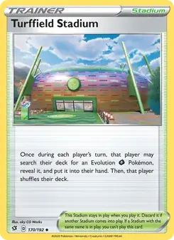 Turffield Stadium 170/192 Rebel Clash Pokémon card
