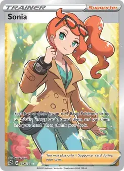 Sonia 192/192 Rebel Clash Pokémon card
