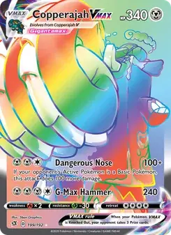 Copperajah VMAX 199/192 Rebel Clash Pokémon card