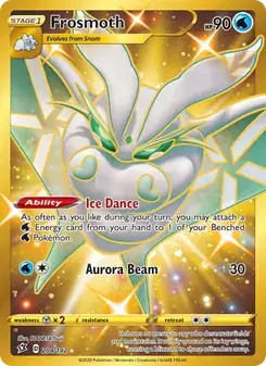 Frosmoth 204/192 Rebel Clash Pokémon card