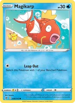 Magikarp 39/192 Rebel Clash Pokémon card