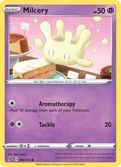 Milcery 86/192 Rebel Clash Pokémon card