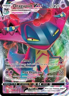 Dragapult VMAX 93/192 Rebel Clash Pokémon card