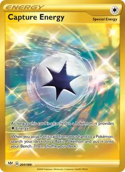 Capture Energy 201/189 Darkness Ablaze Pokémon card
