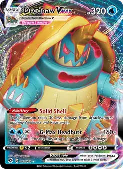 Drednaw VMAX 15/73 Champion's Path Pokémon card