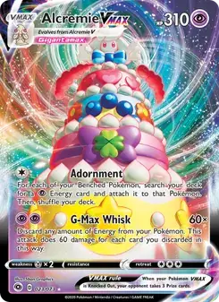 Alcremie VMAX 23/73 Champion's Path Pokémon card