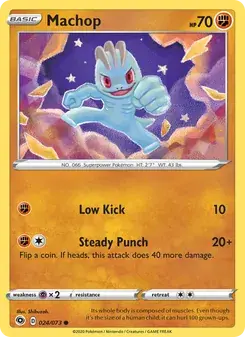 Machop 24/73 Champion's Path Pokémon card