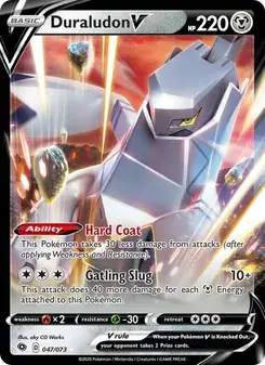 Duraludon V 47/73 Champion's Path Pokémon card