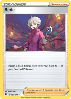 Bede 50/73 Champion's Path Pokémon card