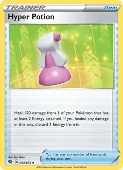Hyper Potion 54/73 Champion's Path Pokémon card