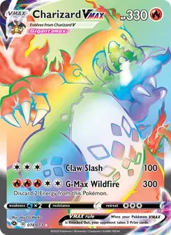 Charizard VMAX 74/73 Champion's Path Pokémon card