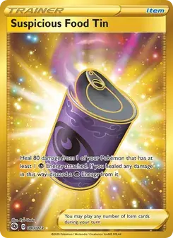 Suspicious Food Tin 80/73 Champion's Path Pokémon card