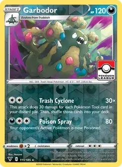 Garbodor 111/185 Vivid Voltage Pokémon card