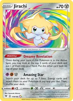 Jirachi 119/185 Vivid Voltage Pokémon card