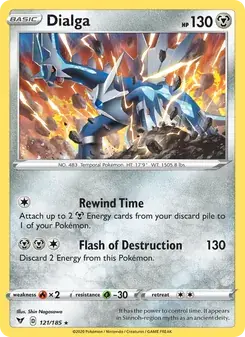 Dialga 121/185 Vivid Voltage Pokémon card