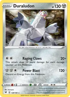 Duraludon 129/185 Vivid Voltage Pokémon card