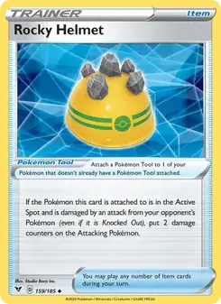 Rocky Helmet 159/185 Vivid Voltage Pokémon card